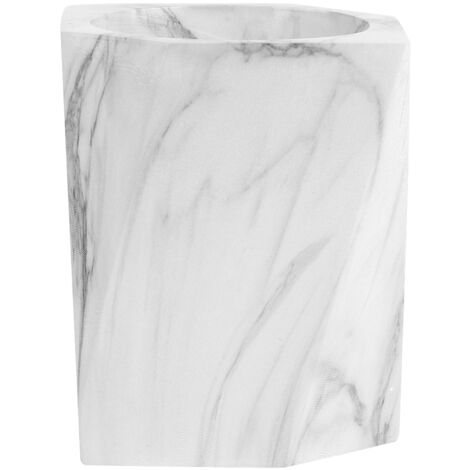 Marbling Cosmetic Makeup Oraganizer Storage Box Home Resin Makeup Case Extension Holder (Small)
