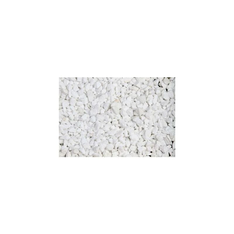 Scmc - Marbre blanc pur concassé 8/12 400 Kg - 16x25kgs