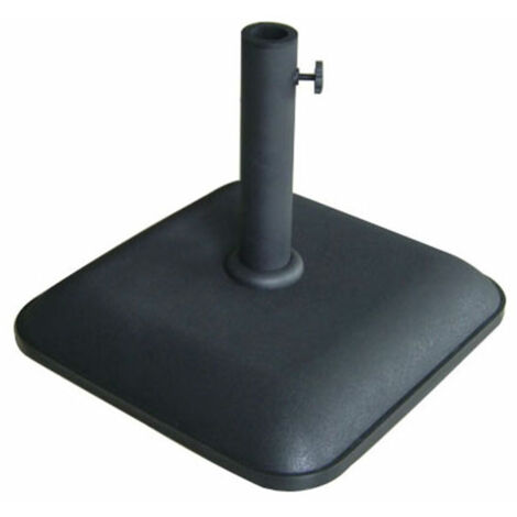 Marbueno Base per ombrello quadrato Nera 45 cm