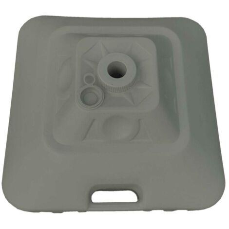 Marbueno Base pour parasol Carré Blanc 30L