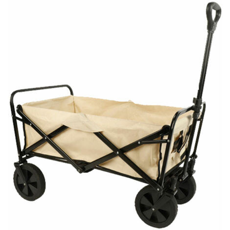 Marbueno Carrello Multiuso Pieghevole Beige 150 KG