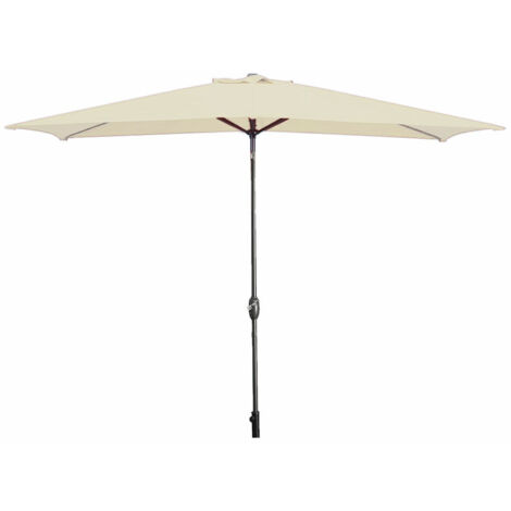 Marbueno Ombrellone Beige 200 x 300 cm Poliestere Acciaio