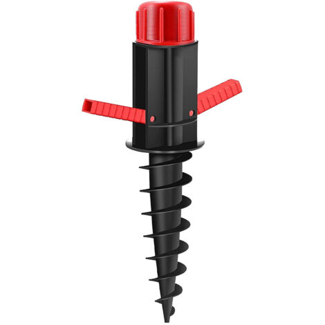 Marbueno Pincho Parasol Kunststoff Schwarz 37x6x6 cm Strand und Garten 10505