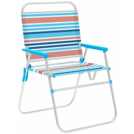 Marbueno Sedia Pieghevole Multicolore Aluminium Textilene