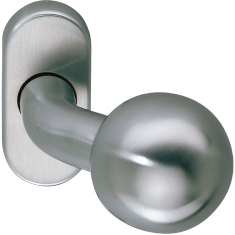 Marc HESI Acciaio Inossidabile Della Maniglia della porta su rosetta ovale  manopola  Pomello  1 pezzi  Niro  inox