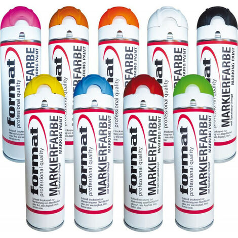 Marca de construcción negra aerosol 500ml