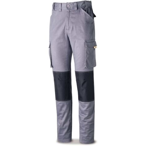 marca pantalon algodon strech gris refuerzo negro 46 588-pstrg46