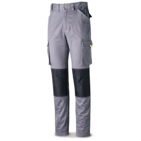 marca pantalon algodon strech gris refuerzo negro 60 588-pstrg60