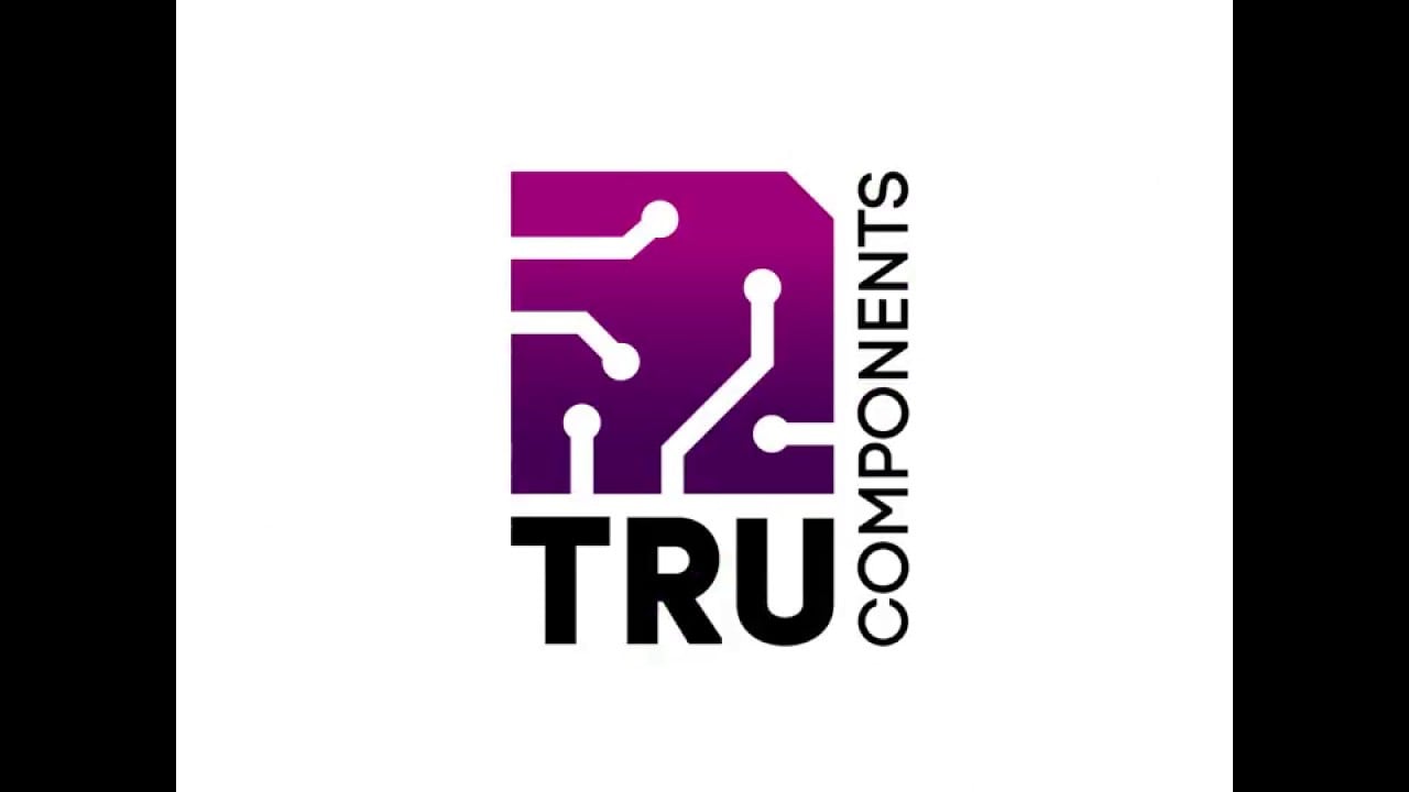 TRU COMPONENTS 1587500 Interruttore a leva per auto TC-R13-404L BL