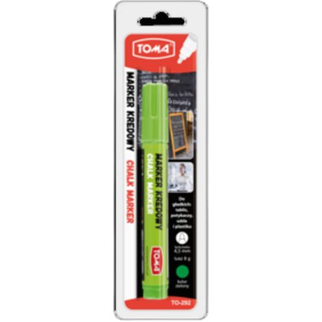 Marcador de tiza TOMA 4,5 mm verde