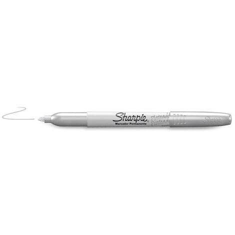 MARCADOR FINE PLATA SHARPIE 1891063