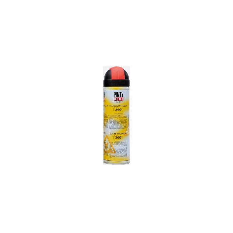 

Marcador Fluorescente 360º Spray Naranja T143 Pintyplus Tech 650 Ml