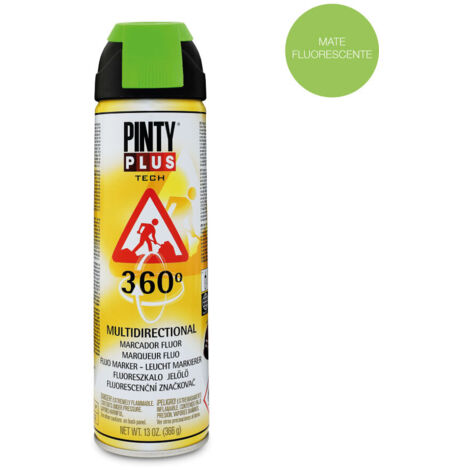 Marcador fluorescente 360º spray verde t136 650 ml