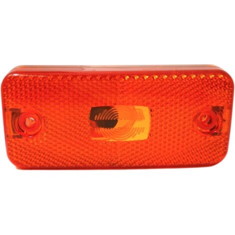 Marcador lateral naranja para Iveco Daily, Fiat Ducato, Peugeot Boxer, Citroen Jumper, con conector.