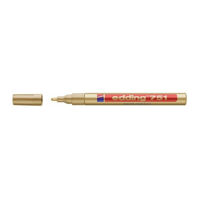 

Marcador de pintura 751 gold line 1-2mm punta redonda (Por 10) - Edding