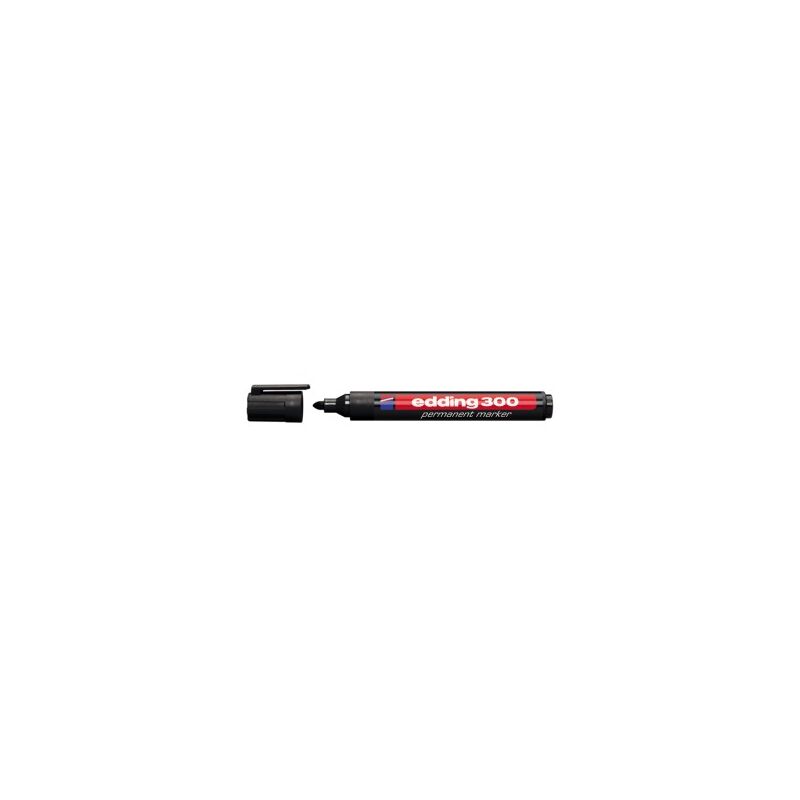 

Rotulador edding marcador permanente 300 negro punta redonda 1,5-3 mm