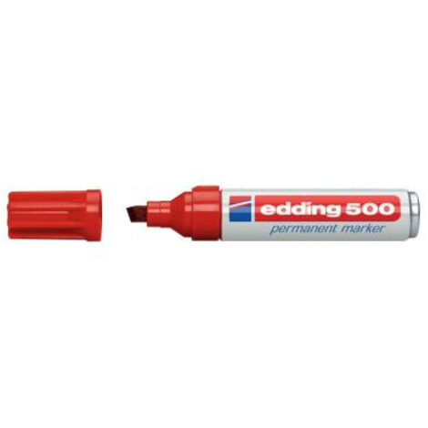 Marcador Permanente Edding 500 Rojo (4-500002) (4500002)