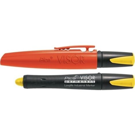 Marcador permanente portaminas crayon amaril visor permanent