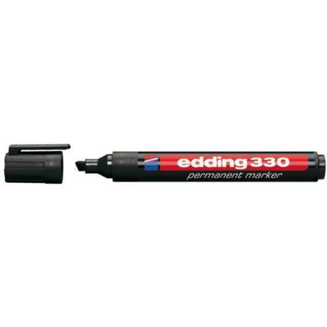 Marcador Permanente Punta Biselada 1-5Mm 330 Negro Edding 33