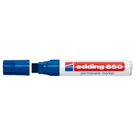 Marcador Permanente Punta Biselada 5-16Mm 850 Azul Edding 85