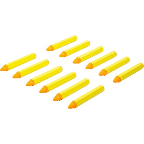 Marcadores  amarillos  12 piezas