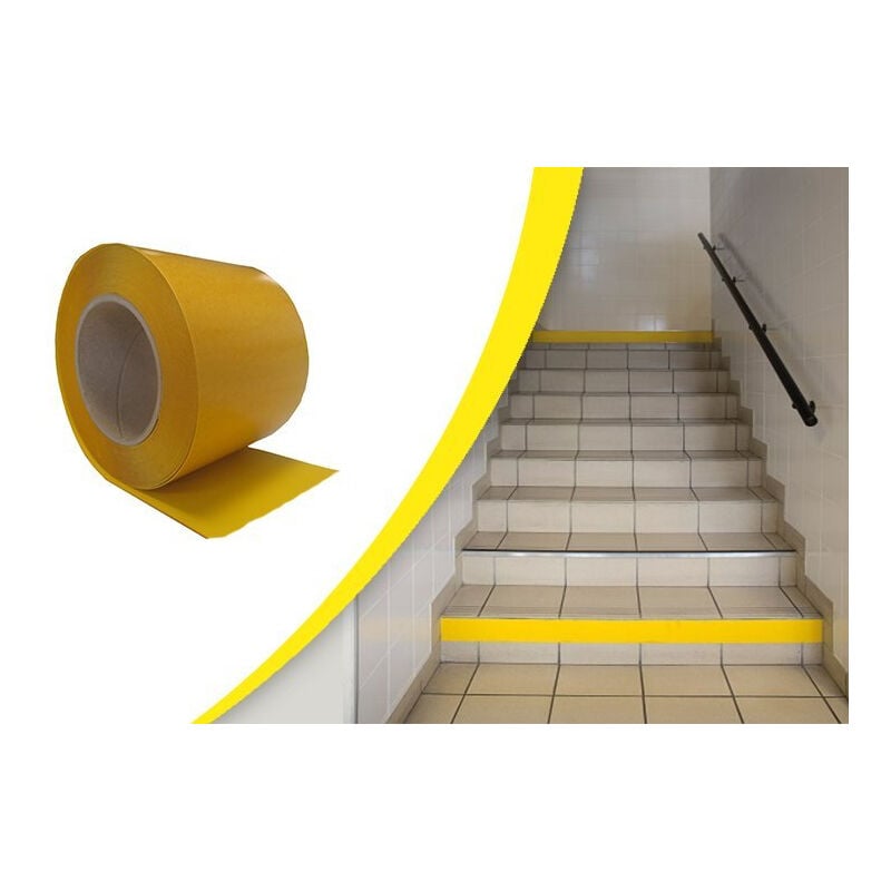 Wattelez - Marcaje de bandas de pvc Waccess adhesivo interior rollo 10mx100mm - amarillo - 810303J