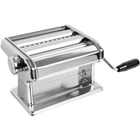 Marcato AM-180-CLS Macchina per Pasta Manuale 180mm, Acciaio e Alluminio, Grigio,Linea Basic.