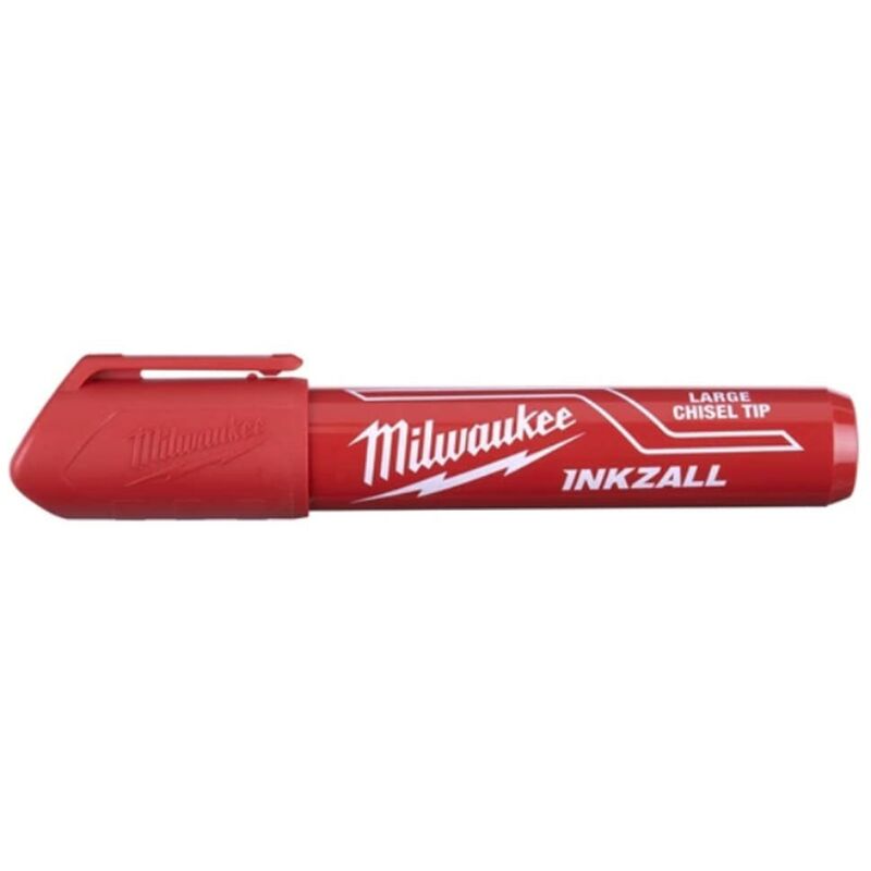 Image of Pennarello indelebile punta larga rosso Milwaukee