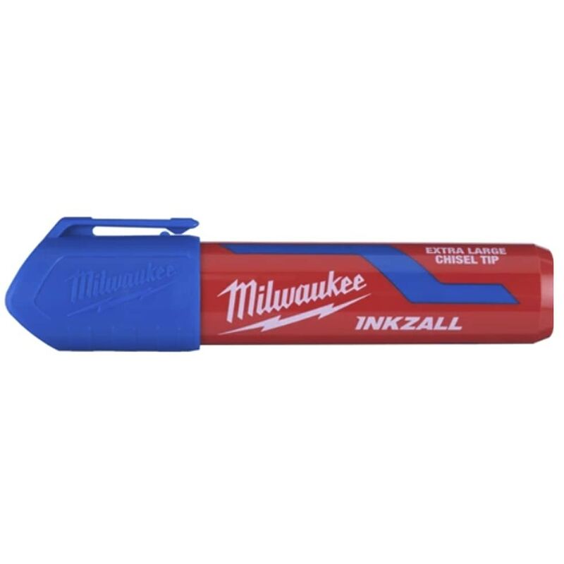 Image of Milwaukee - Pennarello indelebile punta extra larga blu