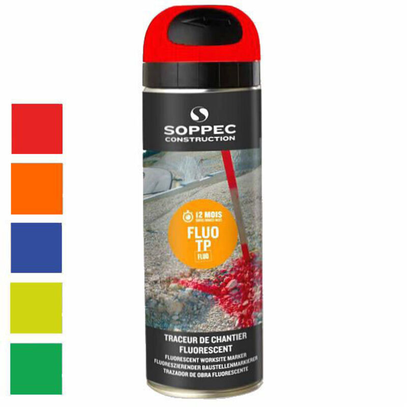 Marcatore Fluo 500 ml Rosso Soppec