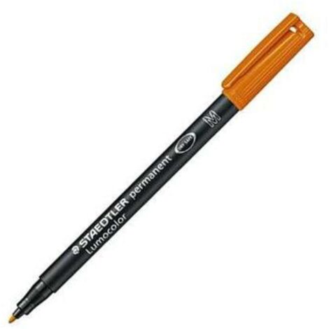 Marcatore permanente Staedtler Lumocolor 317 M Arancio (10 Unità)