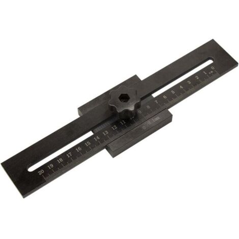 Marcatura di precisione: 200 mm, strumento di marcatura, righello di marcatura per la lavorazione del legno per una marcatura precisa e la delimitazione di segni e punti di riferimento
