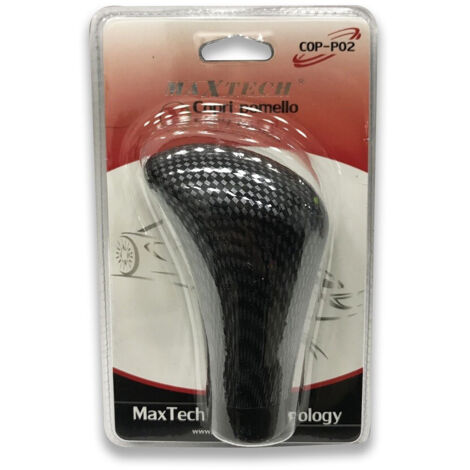 Marce Pomello Per Auto Camion Universale Leva Cambio Fibra Carbonio Maxtech Cop-p02