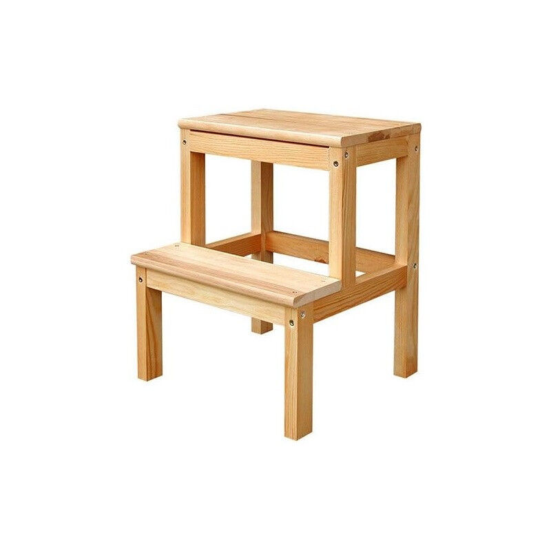 Outifrance - Marche pied en bois 1 marche avec plateforme hauteur 50cm