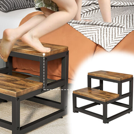 Marchepied 2 Marches – Tabouret en bois Sécurité et Confort