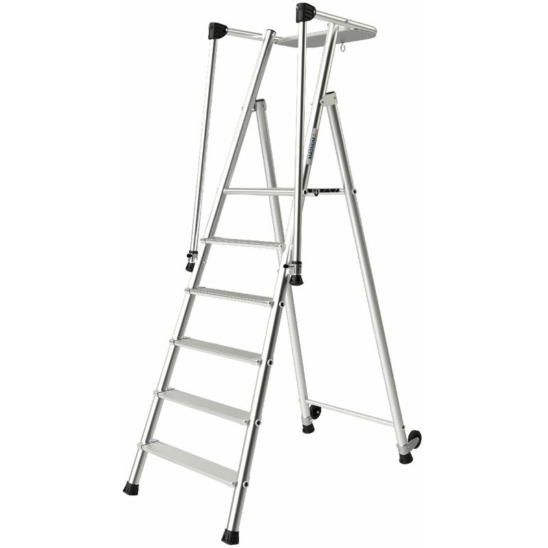 Tubesca Comabi - Marchepied magnum 3 - 6 marches - Hauteur de travail 3,42m
