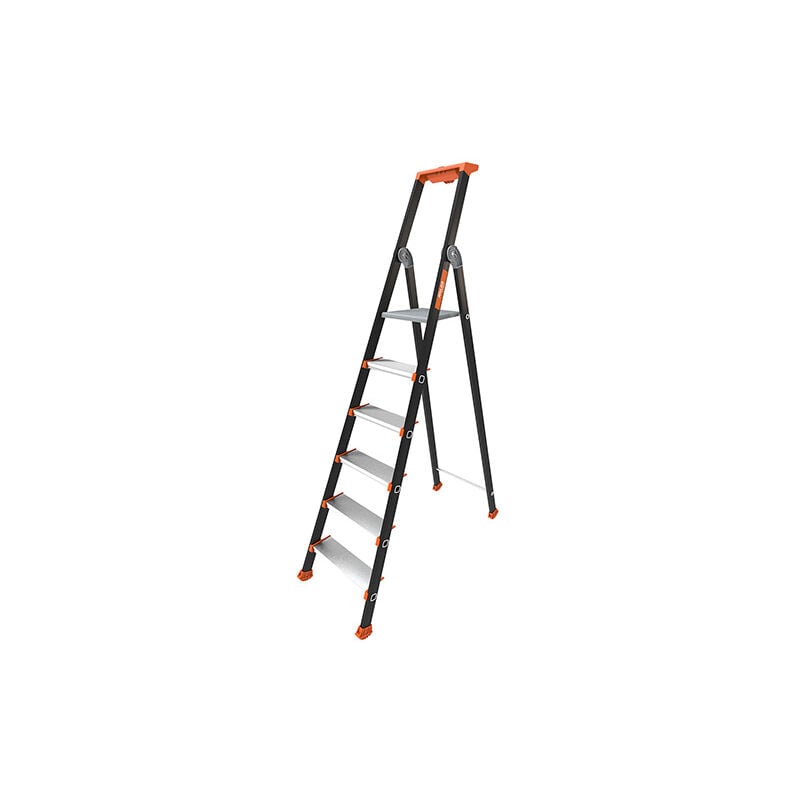 Tubesca Comabi - Escabeau pro 6 marches - Hauteur max. de travail 3.36m - 2375816