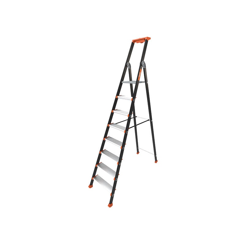 Tubesca Comabi - Escabeau pro 8 marches - Hauteur max. de travail 3.82m - 2375818