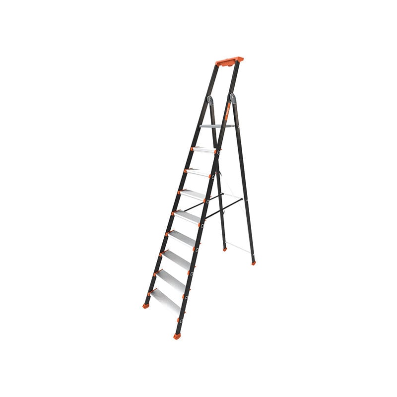 Tubesca Comabi - Escabeau pro 9 marches - Hauteur max. de travail 4.05m - 2375819