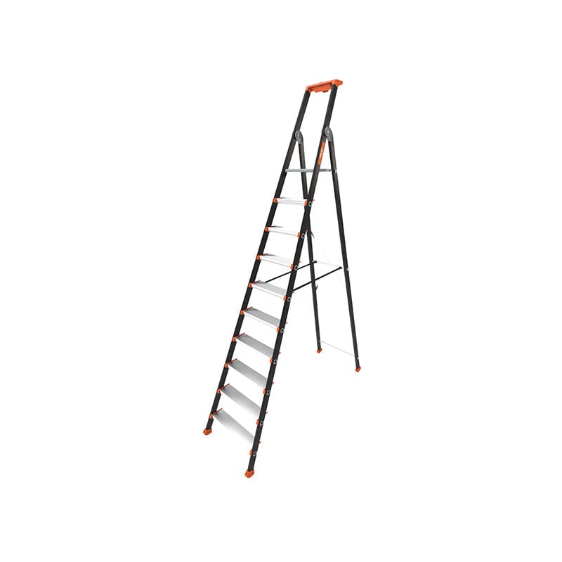 Tubesca Comabi - Escabeau pro 10 marches - Hauteur max. de travail 4.28m - 2375820