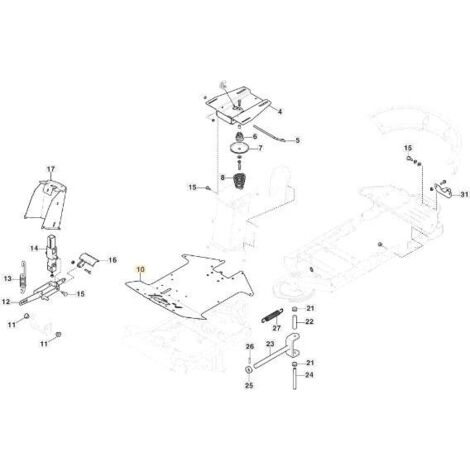 MARCHEPIED AVANT PC/PCH VNN ORIGINAL STIGA - 387507505/0