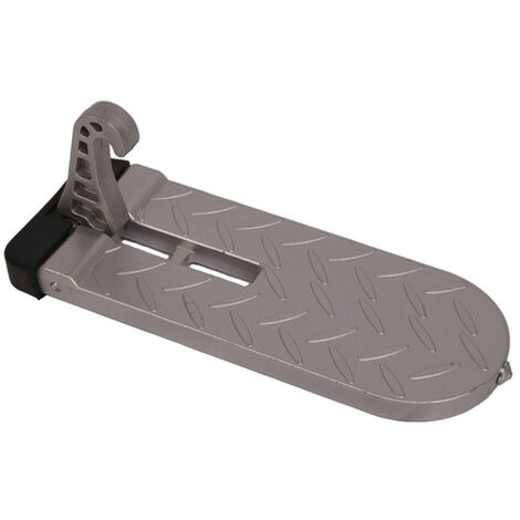 Marchepied de porte de voiture 2 en 1, support Extra Long des deux pieds comme vu sur Shark, bote de toit pour DACIA Dongfeng DS EMGRAND,Fédération de russie,SILVERY