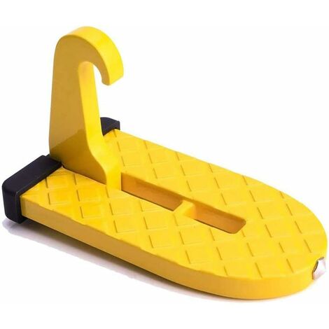 Marchepied de porte de voiture portable pliable, facile d'accès au toit de voiture, utilisation comme marteau de sécurité
