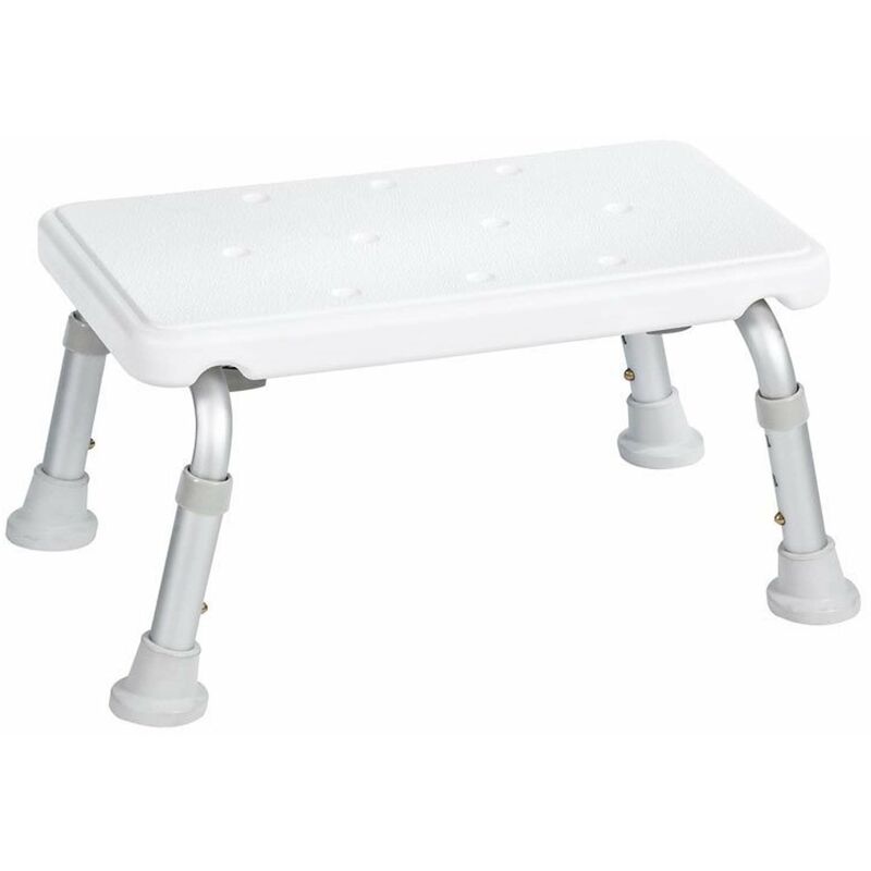 Sapho Accessoire Ridder - Tabouret marche-pieds, hauteur réglable, blanc A0102601