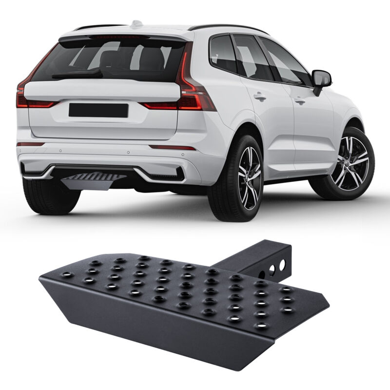 Marchepied deattelage VEVOR pour recepteur de 2 pouces, construction en acier robuste avec capacite de charge de 350 lb, protection de pare-chocs