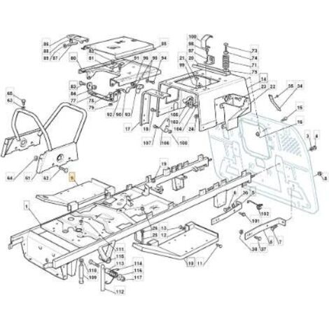 MARCHEPIED DROIT VNN TC 2000 08/09 ORIGINAL STIGA - 382510041/2