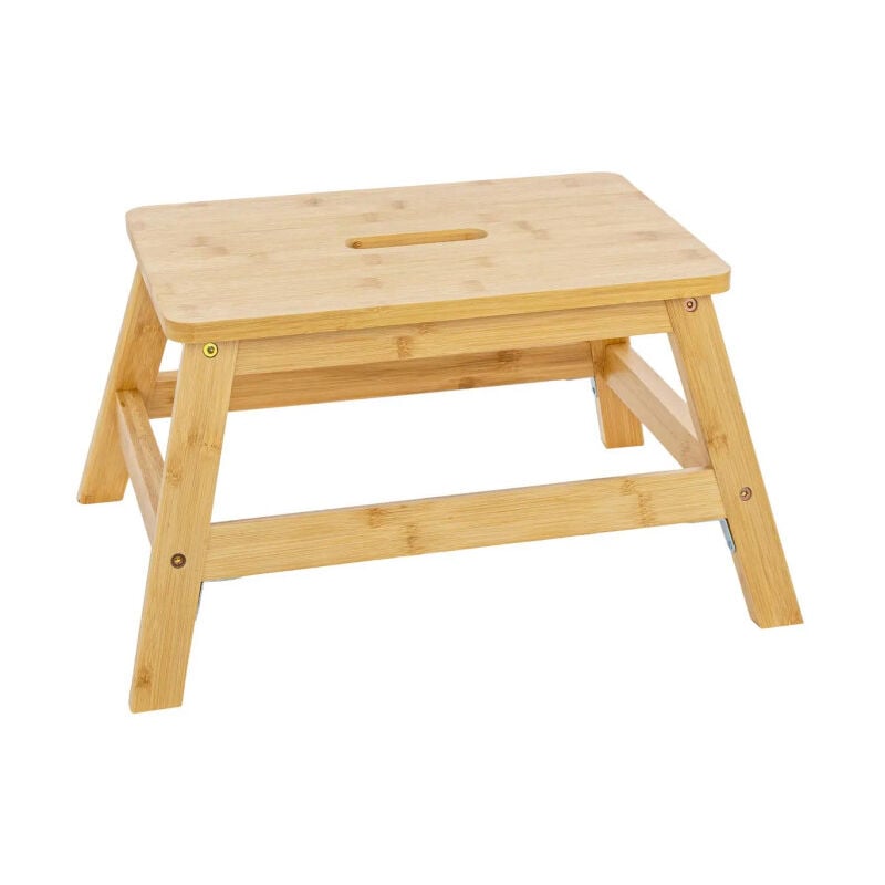 Marchepied en Bambou "1 Marche" 38cm Naturel