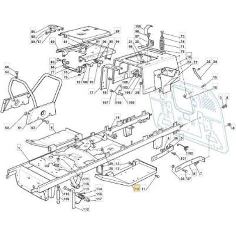 MARCHEPIED GAUCHE VNN TC 2000 08/09 ORIGINAL STIGA - 382510043/2