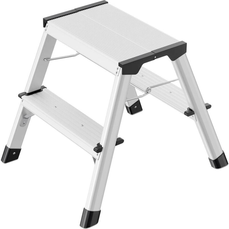 Marche-pied pliant en aluminium L90 Hailo 4442-701 Hauteur de travail (max.) (détails) 2.15 m