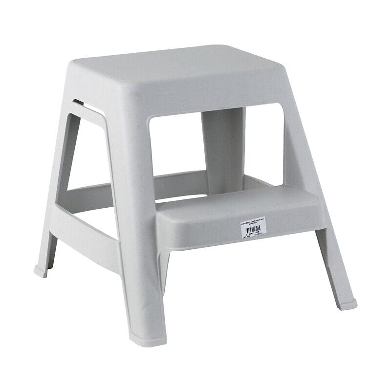 Marchepied 2 marches noir en résine de synthèse pp hauteur 42cm encombrement 47x44cm charge maximale 150kg Novap